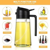 KATHIYAWADI Oil Dispenser & Mist Spray Bottle Olive Oil Spray Bottle Leakproof Seasoning Bottle Cooking Oil Container Kitchen Oil Bottle Cooking Baking Kitchen Air Fryer Salad Frying Baking