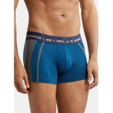 Jockey US21 Men Super Combed Cotton Elastane Stretch Solid Trunk - Poseidon - None