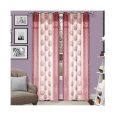 Veronica Deco Set of 2 Long Door Blackout Room Darkening Eyelet Poly Cotton Curtains Multi Color - Multi Color