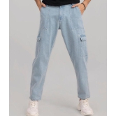 Bwolves: Light Blue Baggy Fit Jeans for Effortless Style-28