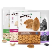 Nutraj Dry Fruits Combo Pack 600g - (Almonds 100g, Cashews 100g, Pistachios 200g, Raisins 200g)