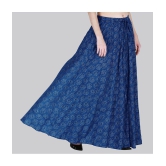 Sttoffa Blue Cotton Womens Flared Skirt ( Pack of 1 ) - None