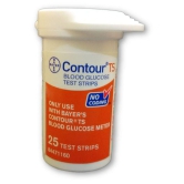 Bayer contour TS 25 Test Strips WITHOUT BOX Expiry- May 2022