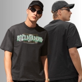 Billionaire Black Oversized T-Shirt-Black / L-46