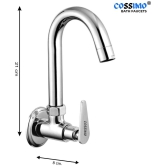 Cossimo Brass Vignet Sink Tap for Kitchen Sink (Pack of 1) Brass Kitchen Sink Tap (Sink Cock)