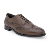 RedTape Formal Oxford Shoes for Men | Real Leather Shoes With Low-cut Pattern