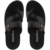 Stanfield - Black Mens Leather Slipper - None