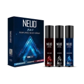 NEUD NEUD 3-in-1 Perfumed Body Sprays for Men Body Spray for Men 440 ml ( Pack of 1 )