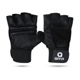 Aivin ELITE Unisex Microfiber Gym Gloves For Advanced Fitness Training and Workout With Half-Finger Length - One Size