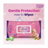 Babit Baby Care Babit Baby Care Wet Wipes with Aloevera Extract Pack of 3 (80 pcs Each )