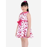 Naughty Ninos - White Polyester Girls Fit And Flare Dress ( Pack of 1 ) - None