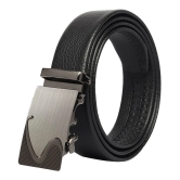 Loopa Black PU Formal Belt Pack of 1 - 34