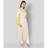 Rangun - Multicolor Rayon Womens Angrakha Kurti - L