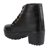 Shoetopia - Black Women''s Ankle Length Boots - None