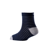 Men Pack Of 2 Patterned Cotton Above Ankle Length Socks