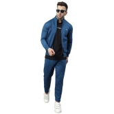 YHA - Blue Fleece Regular Fit Mens Tracksuit ( Pack of 1 ) - L