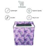 E-Retailer Single Polyester Purple Washing Machine Cover for Universal 8 kg Semi-Automatic - Purple