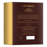 LA FRENCH Oud Woody & Al Hisan Eau De Parfum (EDP) For Unisex 200ml ( Pack of 2 )