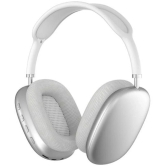 OLIVEOPS P9 Silver Headphones Bluetooth Bluetooth Headphone On Ear 4 Hours Playback Active Noise cancellation IPX4(Splash & Sweat Proof) Silver