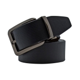 Loopa Black Leather Formal Belt - 46