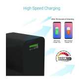 Portronics - Type C 3A Wall Charger - Black