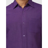 DESHBANDHU DBK - Purple Cotton Regular Fit Mens Casual Shirt (Pack of 1 ) - None