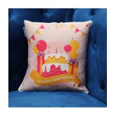 Ros - Pink Polyester Gifting Quotes Cushion