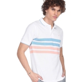 Ruggers - Cotton Blend Regular Fit White Men's Polo T Shirt ( Pack of 1 ) - None