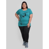 Neo Garments - Teal Cotton Regular Fit Womens T-Shirt ( Pack of 1 ) - None