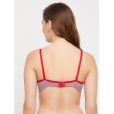 Clovia - Red Cotton Blend Lightly Padded Womens T-Shirt Bra ( Pack of 1 ) - None