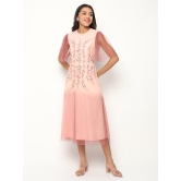 Rose Gradient Embroidered Dress