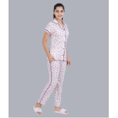 Sathiyas - Pink Cotton Womens Nightwear Nightsuit Sets ( Pack of 1 ) - None