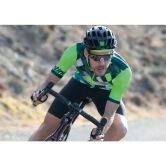 Santini Ironman VIS Jersey-Fluo Green / L