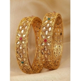 Sukkhi Gold Bangle Set ( Pack of 2 ) - None