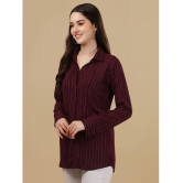 gufrina Maroon Viscose Womens Regular Top ( Pack of 1 ) - None