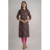 MAUKA - Multicolor Rayon Women's Straight Kurti ( Pack of 1 ) - None