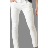 x20 - White Denim Skinny Fit Mens Jeans ( Pack of 1 ) - None