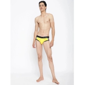 La Intimo Yellow Cotton Mens Briefs ( Pack of 1 ) - None