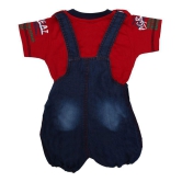 Zadmus Unisex Baby Dungaree Dress (Red, 12 - 18 Months) - None