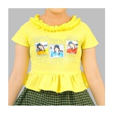 Pichkari - Multicolor Cotton Blend Girls Top With Skirt ( Pack of 1 ) - None