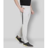 Zeffit - Light Grey Cotton Blend Mens Sports Trackpants ( Pack of 1 ) - M