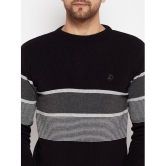 Lycos - Black Acrylic Men's Pullover Sweater ( Pack of 1 ) - None