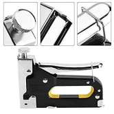 KIT & CO Heavy Duty Manual Stapler || Staple Gun Nailer Tacker with 1000 Staples Nails || 3 in 1 Shooting Stapler Gun Tracker Machine with Pins for Furniture Woodworking Stapler Tools