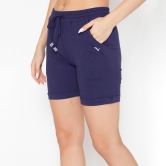 Plain Knitted Shorts For Women - Astral Aura Astral Aura 2XL