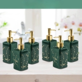 Better Home Ceramic Soap Dispenser Set, 320ML, 3Pcs for Bathroom, Kitchen, Hand Soap, Wash Basin.-The Better Home Ceramic Soap Dispenser 320ML (3Pcs) for Bathroom, Kitchen, Hand Soap, Wash Basin.