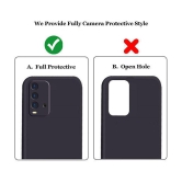 Case Vault Covers - Black Silicon Plain Cases Compatible For Xiaomi Redmi 9 Power ( Pack of 1 ) - Black