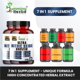 Humming Herbs ULTRA NITRIC BOOSTER - 7in1 | Beet Root, L-Arginine, Tongkat Ali, Black Pepper, L-Citrulline, Tribulus Terrestris & Ashwagandha - Enhance Energy, Performance, and Stamina, 90 Capsules - Pack of 2