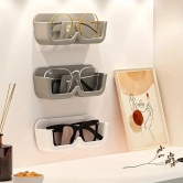 PrimeChoice™ Wall-Mounted Sunglasses Organizer – Stylish and Convenient Storage-White / 4