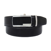 Zacharias - Black Leather Men's Reversible Belt ( Pack of 1 ) - None