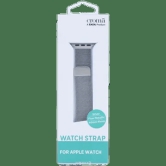 Croma Fine Metallic Strap for Apple iWatch (38mm / 40mm / 41mm) (Apple Compatible, Grey)